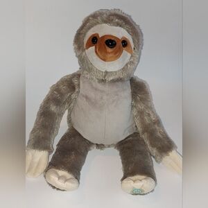 Health Touch Huggable Massager SLOTH Plush Vibration Relax (Works)